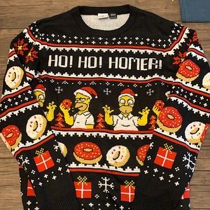 Men’s Simpsons Holiday Sweater - Size M